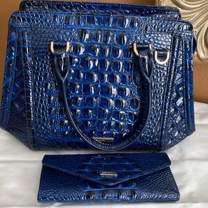 Brahmin EUC Arden handbag and wallet